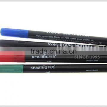 Kearing colored plastic marking pen non dry erasable can be erased by wet wipe WE10