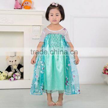 latest frozen elsa dress wholesale frozen princess elsa costume frozen elsa princess dress