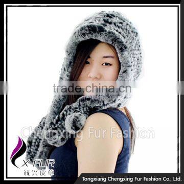 CX-C-243B 2016 New Latest Design Rex Rabbit Fur Fashion Hat photo-2