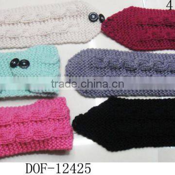 Fashion Hot Crochet Acrylic Designer New Arrival Knitted Hair Band