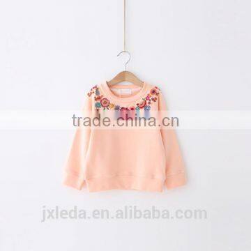 girls fashion shirts embroidery pullover designs sweater