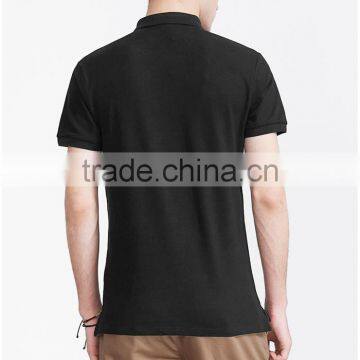 Comfortable Black Stylish Printed Mens Polo Shirts photo-3