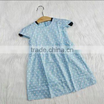 Wholesale Summer Kid Clothing Little Girl Cotton Polka Dot Dress Gilrs Casual Party Dresses