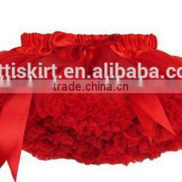 Pure Colors Fluffy Puffy Tutu Skirt Chiffon Bowknot Soft Baby Girl Mini Dress photo-2
