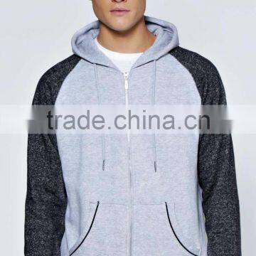Hot Sale Raglan Hooded Tracksuit Popular Splice Tracksuits for Men photo-4