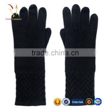 Knitted Arm Warmer Glove Knitting Hand Gloves Warm Custom