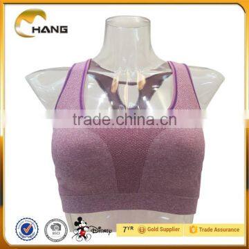 Custom Brand Seamless Padded Yoga Bra Top Sexy Cheap Wholesale Sports Bra