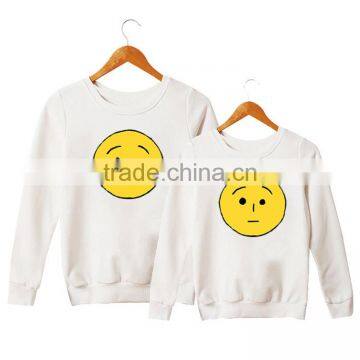 Wholesale Cheap Cotton Polyester Womens Pullover, Custom Lovers Crewneck Screen Print Sweatshirt photo-4