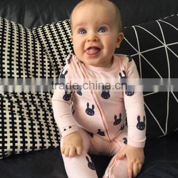 S17523A 2017 New Spring and Autumn Baby Newborn Star Print Soft Cotton Jumpsuit photo-2