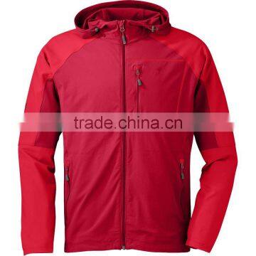 spring autumn windproof full-zip ultra light softshell jacket