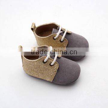 Wholesale Soft Prewalker Oxford Baby Shoes Genuine Leather photo-2
