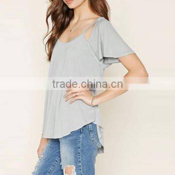 2017 for Milk Silk Summer Blouses Women photo-2