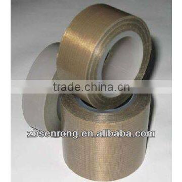 Adhesive coated PTFE fiberglass fabric