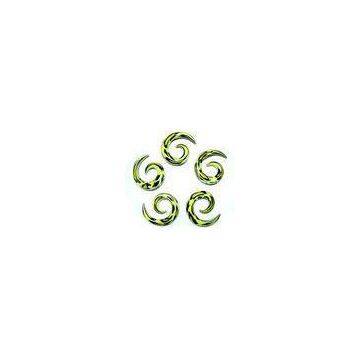 Nose studs spiral gauges Glass Piercing Jewelry handmade crafts