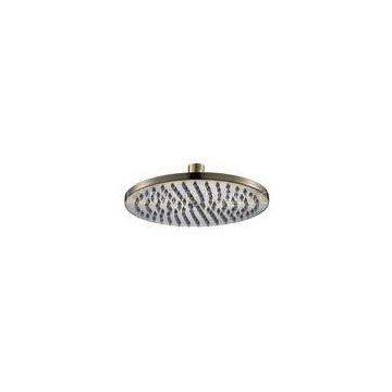 Water Saving Overhead Rain Shower Head , Bronze Round 200mm Shower Head