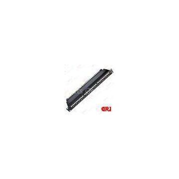 STP Enclosed Cat5E Patch Panel 24 Ports , Krone / 110 Dual IDC