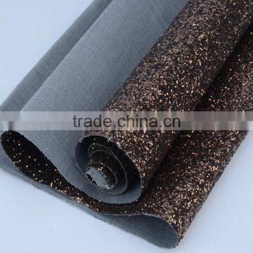 shiny glitter wallpaper pu synthetic leather fabric