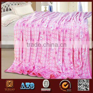 super soft polyester coral fleece korean blanket