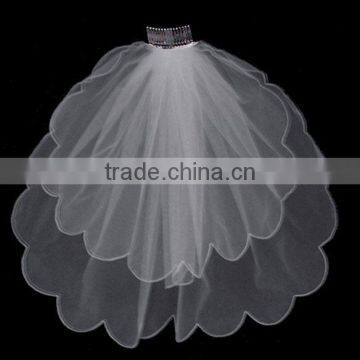 latest style fashionable beautiful veil wedding 2011 M082