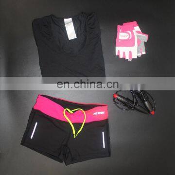 Women Freedom Without Constraints Running Yoga Fitness Gym Shorts photo-2