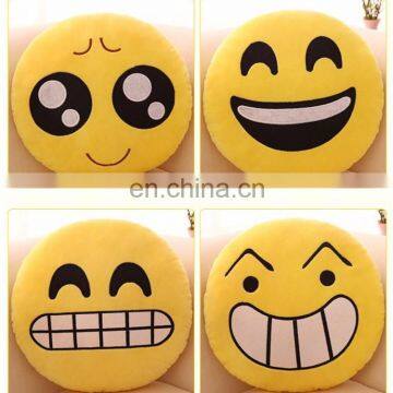Large Sofa Cushion Decorations Yellow Round Pillow Stuffed Plush Toy Doll