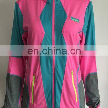 2016 Lady's Sport Jacket With Zipper