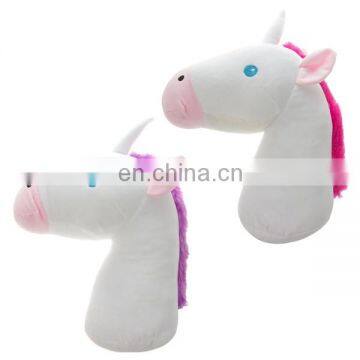 Fashion New Stuffed Plush White Unicorn Pillow Cushion Custom Cute Soft Unicorn Plush Toy