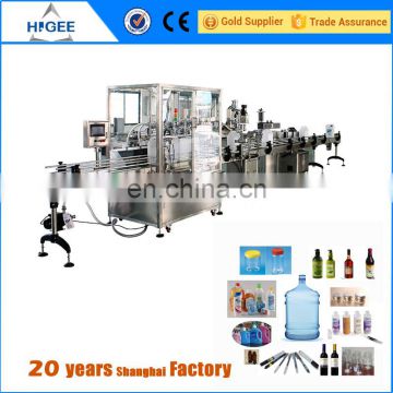 airless pump bottle filling capping and labeling machine