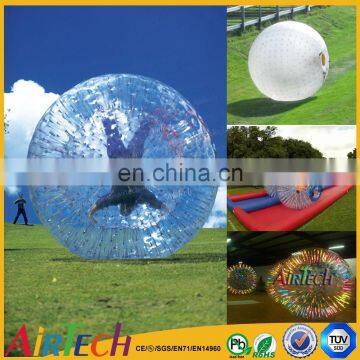 Crazy giant human hamster ball for sale and zorb ball or rolling ball for grass or hill