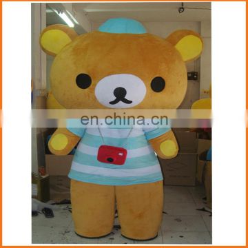 Hot!! CE used cartoon character rilakkuma mascot costumes,mascot costumes china