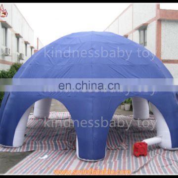 Wholesale inflatable blue air dome tent, igloo camping tent for advertising /party event