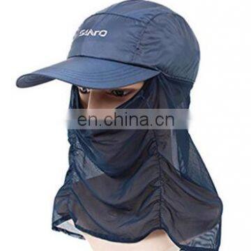 Outdoor Folding Sun Hat Anti-UV Hat Topee Ultralight Breathable Cap With Customer Logo