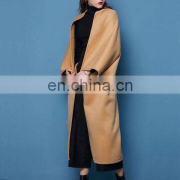Oversized Long Wool Coat For Woman photo-5