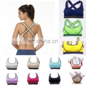 Women's Comfort Shaped Seamless Workout Cotton Sports Bra#WX0002 photo-2