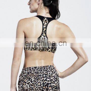 Wholesale Ladies Fashion Leopard Sports Bra Yoga #YB0013 photo-3