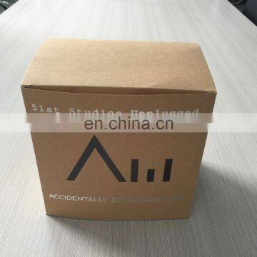 Hot sale in USA nice design flat pack brown color box printing