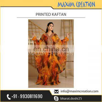 Superior Quality Vibrant Colour Printed Kaftan from Industry's Best Manufacturer