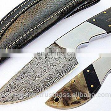 Damascus knifes - Damascus Folding Knife hand made all natural material pakistan damascus folding knife