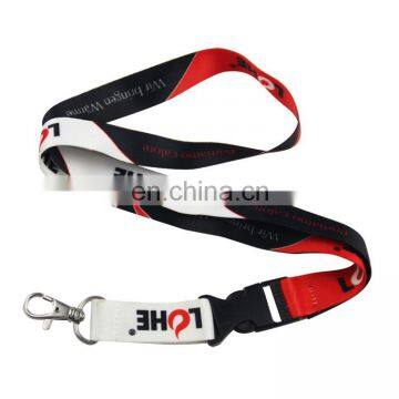 Multifunctional silk screen metal hook lanyard with low price