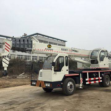 telescopic boom truck crane 16 ton with homemade truck crane