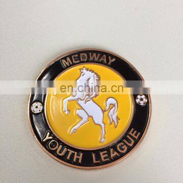 Zinc alloy casting coin shiny copper custom design custom logo coin