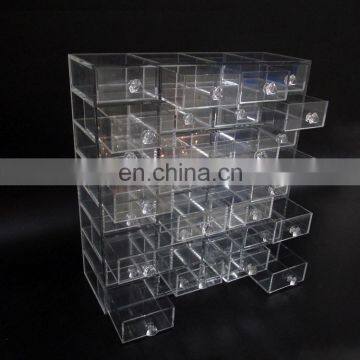 Custom Plexiglass Acrylic Plastic High Quality Makeup Organizer Cosmetics Receive Ark photo-2
