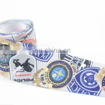 Heat transfer printed elastic waistband