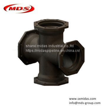 awwa c153 Ductile Iron Mechanical All Socket Cross