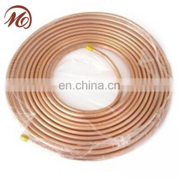 15m pancake coil copper coated steel pipe 4.76mm*0.7mm