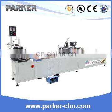 Aluminum Window Door Automatic Feeding Double Corner Crimping Machine