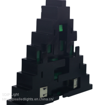 Пиксельный треугольный LED