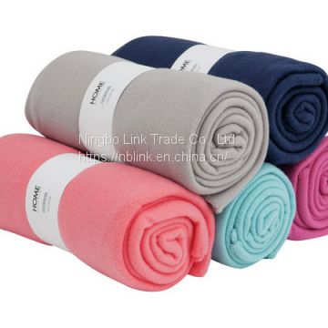 Polar fleece throw