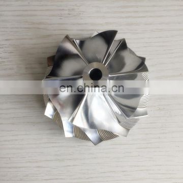 RHG6 65.00/82.05mm 6+6 blades high performance turbo aluminum 2618/milling/ billet compressor wheel for Chevy 6.6L upgrade