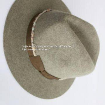 100% Wool Felt Fedora photo-2